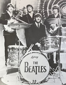 lot 72 image: Framed Beatles Print