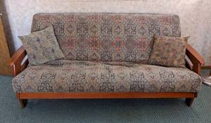 lot 25 image: Wood Frame Futon