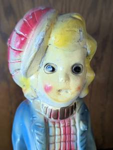 lot 39 image: Adorable Chalkware Statue