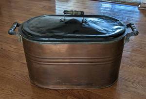 lot 73 image: Vintage Copper Boiler