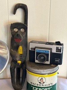lot 96 image: Vintage Fun Vintage Cameras, Tin and More