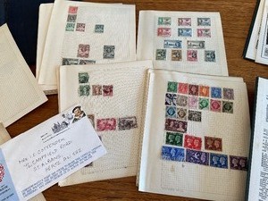 lot 92 image: Vintage Collectible Stamps and Books