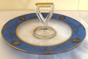 lot 15 image: Vintage Art Deco Tidbit Tray