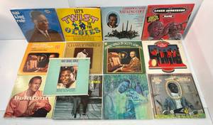 lot 21 image: Group Of Misc. Vintage Albums Including Louis Armstrong, Nat King Cole And More