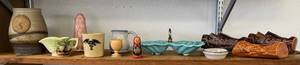 lot 81 image: Shelf Full Of Vintage Items