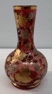 lot 85 image: 3 58 Tall  Antique Victorian Art Glass Cranberry