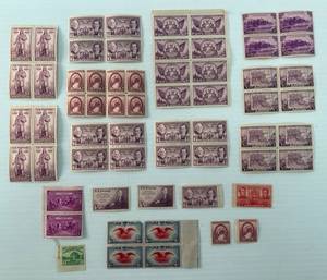 lot 89 image: Group Of Misc. Vintage Stamps Unused