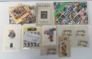 lot 94 image: Group Of Misc. Vintage Stamps