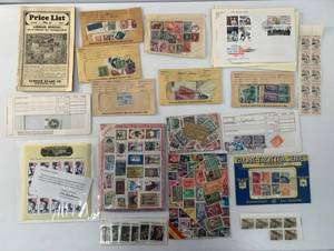 lot 99 image: Group Of Misc. Vintage Stamps