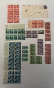 lot 110 image: Group Of Misc. Vintage Unused Stamps