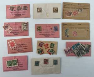 lot 113 image: Group Of Misc. Vintage Stamps