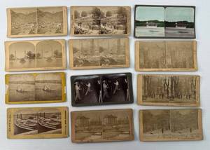 lot 149 image: Group Of Antique Stereoscope Cards