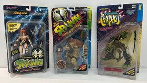 lot 162 image: Group Of Vintage Mc Farlane Spawn Action Figure In Original Boxes (Boxes Are A Little Beat Up) & Todd Toys Spawn