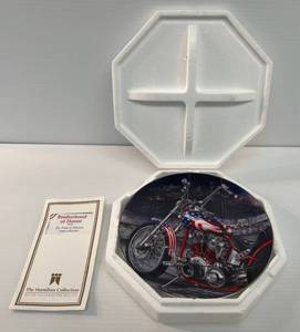 lot 163 image: Vintage Hamilton Collection Easyrider Collectors Plate