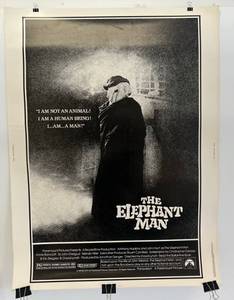 lot 186 image: 30 x 40 Vintage Movie Theatre Poster The Elepant Man