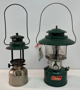 lot 193 image: Pair Of Vintage Coleman Lanterns