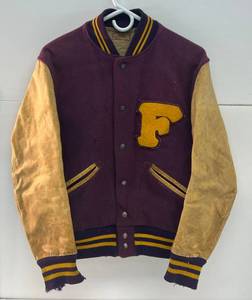 lot 195 image: Vintage Letter Jacket