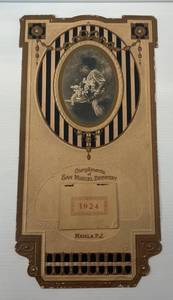 lot 206 image: 1924 Antique San Miguel Brewery Advertisment Piece