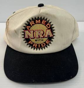 lot 215 image: Vintage NRA Armed With Pride Snapback Hat
