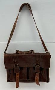 lot 226 image: Vintage Leather Handbag