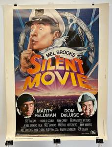 lot 243 image: 1976 Movie Theatre Poster (Mel Brooks) In Silent Movie 30 x 40 #76145