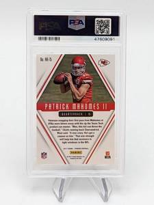 2017 Patrick Mahomes Phoenix Rookie Rising Rookie Card PSA 10