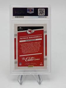 2017 Patrick Mahomes Donruss The Elite Series Rookie Card PSA 10