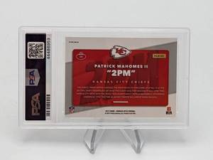 2017 Patrick Mahomes Donruss Optic AKA Rookie Card PS 10