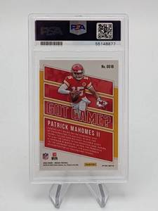 2020 Patrick Mahomes Mosaic Got Game Mosaic Football Card PSA 10