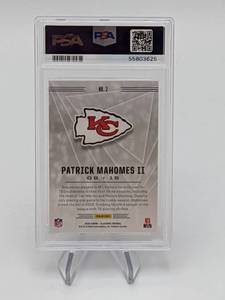 2020 Patrick Mahomes Panini Illusions Football Card PSA 10