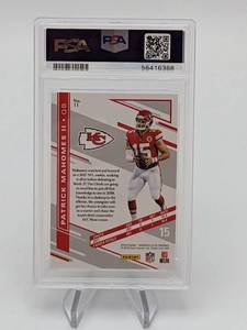 2018 Patrick Mahomes Panini Elite 2nd Year Football Card PSA 10