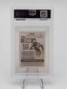 2020 Patrick Mahomes Panini Stickers PSA 9