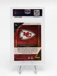 2019 Patrick Mahomes Select Prizm Silver 3rd Year Card PSA 9