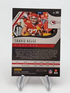 2019 Travis Kelce Prizm Red Wave SSP #67149 Football Card