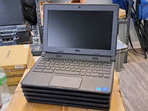 lot 969 image: Lot of (5) Dell Chromebook 11 11-12 Laptop Computers