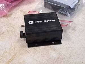 lot 990 image: Lot of (2) Fiber Options 601 Serial Digital Video Receivers