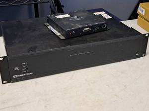 lot 995 image: Crestron DGE-2 Rack-Mount Digital Graphics Engine with DM Computer Center DM-TX-201-C
