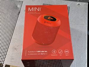 lot 1066 image: ADX Labs Mini 2 Outdoor TWS Bluetooth Speaker (in original packaging)