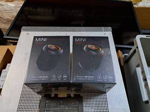 lot 1079 image: Lot of (2) ADX Labs Mini 2 Outdoor TWS Bluetooth Speakers (in original packaging)