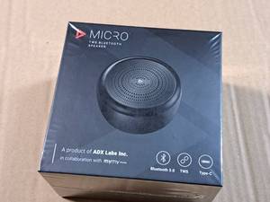 lot 1108 image: ADX Labs Micro 2 TWS Bluetooth Speaker (in original packaging)