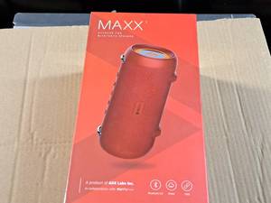 lot 1121 image: ADX Labs Maxx 2 Outdoor TWS Bluetooth Speaker (in original packaging)