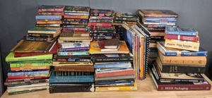 lot 266 image: Large Assortment of Books Religious, Health, Star Trek, Textbooks, and More M