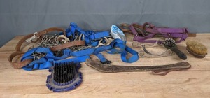 lot 279 image: Animal Grooming Items - Brushes, Leashes, Chains, etc. M
