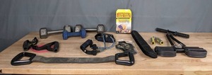 lot 281 image: Fitness Equipment  Dumbbells, Elastic Trainers, Grip Strength Trainers, and More  M