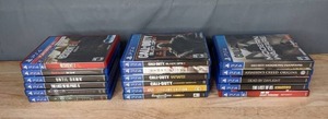 lot 62 image: A Variety  (17) of Playstation 4 Games Includes Call of Duty, The Last of Us, Diablo, and Many More T