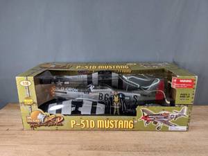 lot 72 image: The Ultimate Soldier P-51D Mustang Toy Airplane  T