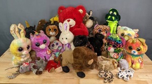 lot 285 image: Collection of TY Beanie Boos and Other Stuffed Animals T