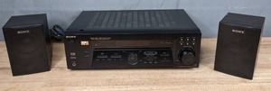 lot 90 image: Sony Digital AudioVideo Control Center and Pair of Sony Speakers  T