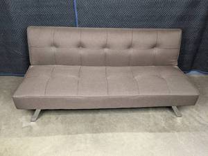 lot 319 image: Serta Dream Convertibles Tan Armless Sleeper Couch W
