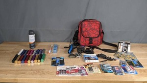lot 316 image: Self-Care & Battery Lot Philips Norelco Electric Razor, Lot of 19 Perfume.Com Travel Bottles, Rayovac & Power One Hearing Aid Batteries, AAA, 9V, C2 and More W
